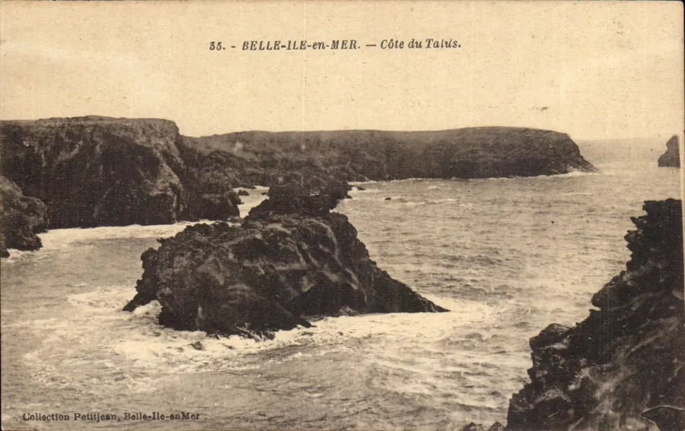 Belle-Île-en-Mer — Costa do Talus — Coleção Petitjean - Frente