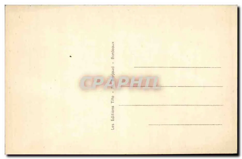 Biarritz — Die Klippen des Leuchtturms — Hôtel Régina — Editions Tito - Rückseite