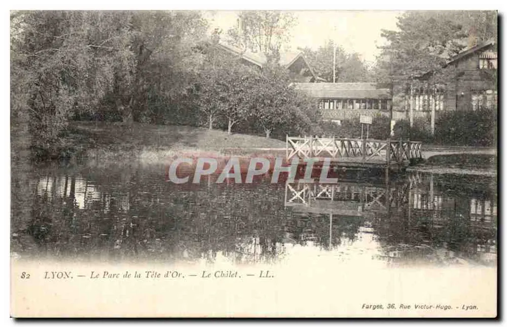 LYON — Der Park der Tête d'Or — Das Chalet — Farges, 36, Rue Victor-Hugo, Lyon - Vorderseite