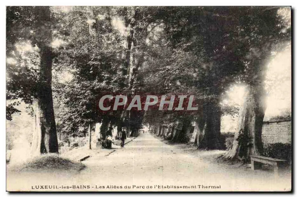 LUXEUIL-les-BAINS — Die Alleen des Thermalparks — Verlag nicht sichtbar - Vorderseite
