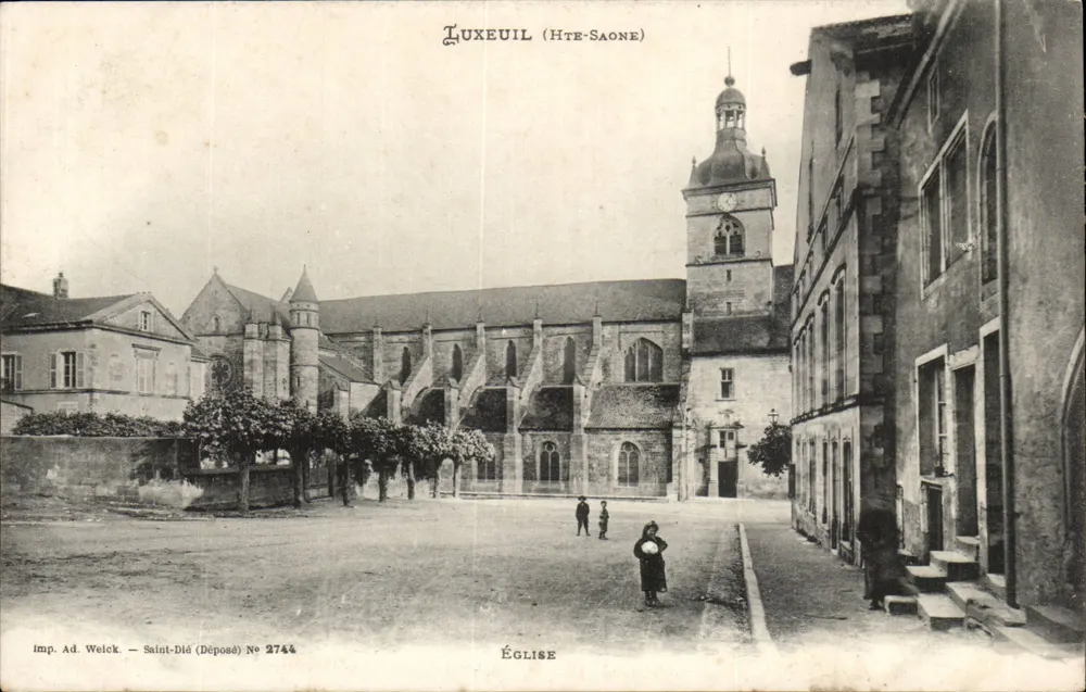 LUXEUIL (ALTA SÔNE) — IGREJA — Imp. Ad. Welck, Saint-Dié, N° 2744 - Frente