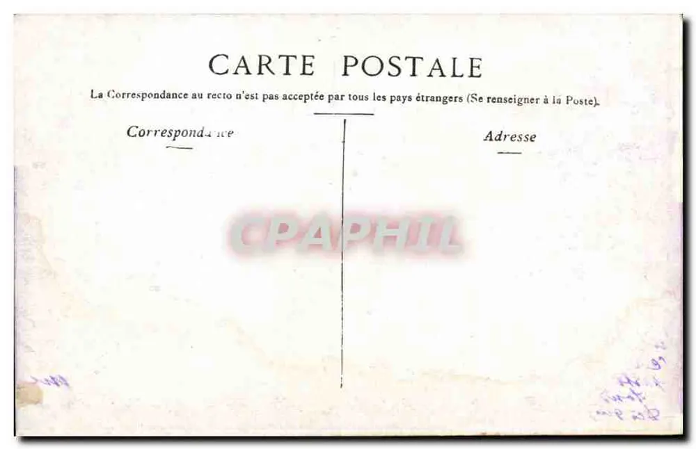 París - Ministerio de Marina — Stacher París - Reverso