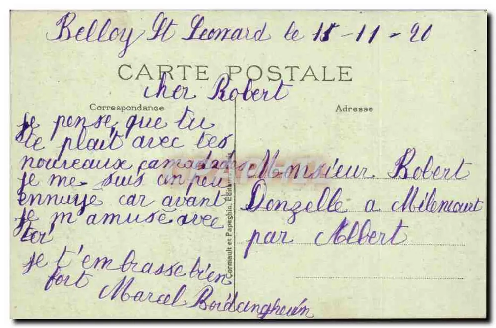 Schloss Versailles — Kapelle und Flügel Louis XV — A.P. - Rückseite