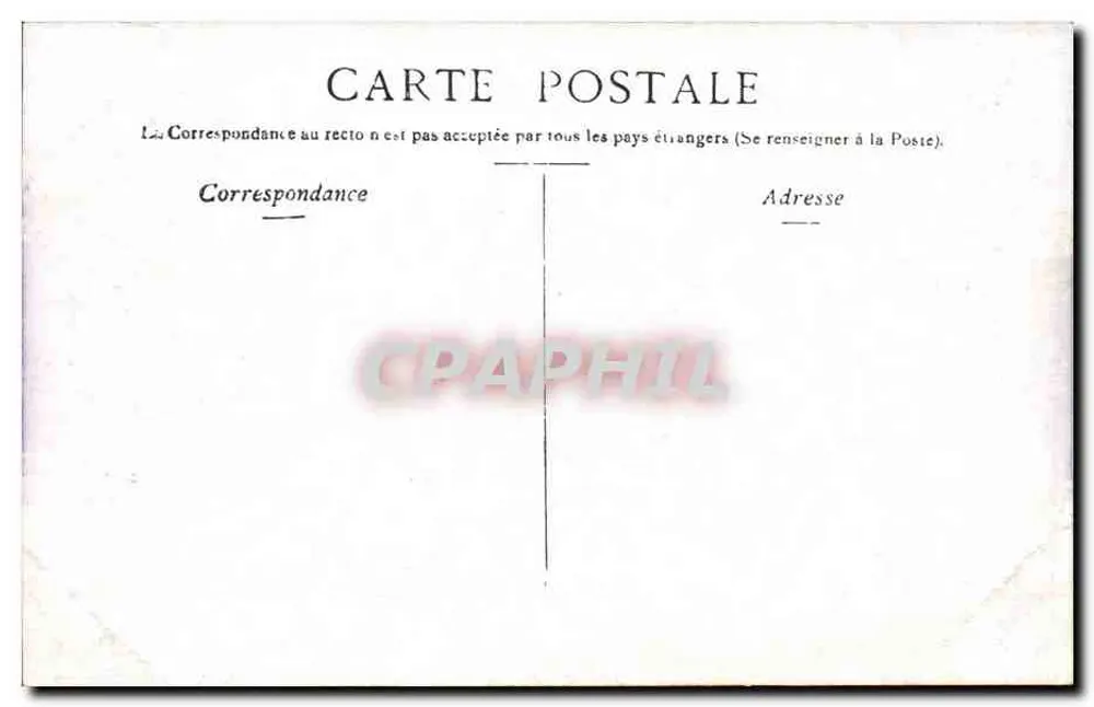 Paris - Place du Carrousel & Estátua de Gambetta - Verso