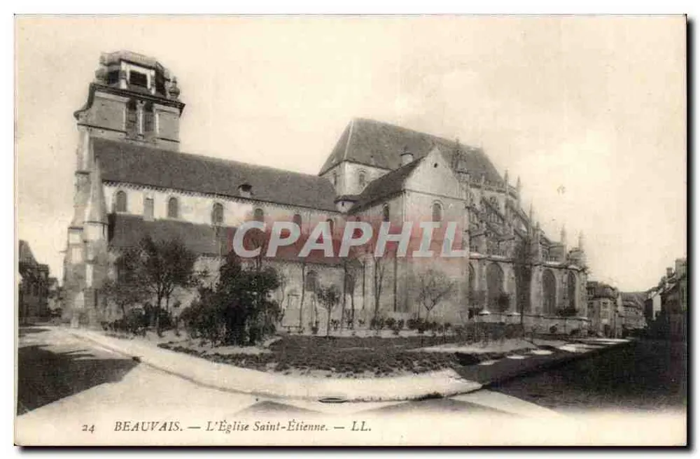 Beauvais — A Igreja de São Etienne — LL. n°24 - Frente