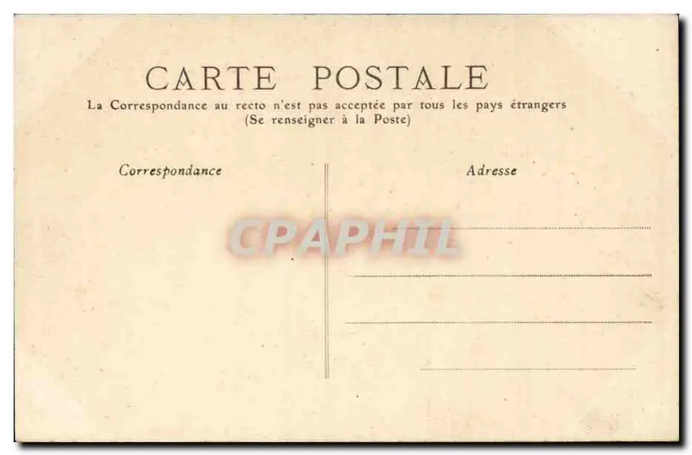 Cénac — Allgemeiner Blick auf Cénac und Pic de Domme — Phototypie Bessot et Guioné, Brive - Rückseite