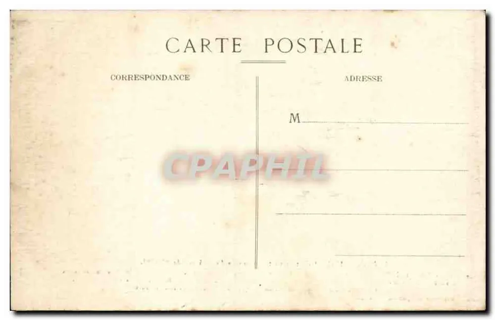 Polminhac — Wappen des Schlosses Pestel — Germatin Malroux, lib.édit., Aurillac - Rückseite