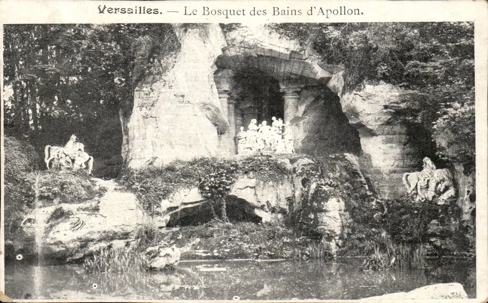 Versailles — O Bosquet dos Banhos de Apolo — Editor não identificado - Frente