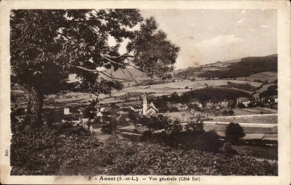 Anost (S.-et-L.) — Vista geral (Lado Leste) — Ed. Anost (S.-et-L.) - Frente