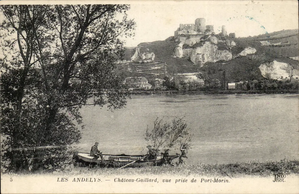 Les Andelys — Château-Gaillard, Ansicht von Port-Morin — JPD Phot. - Vorderseite
