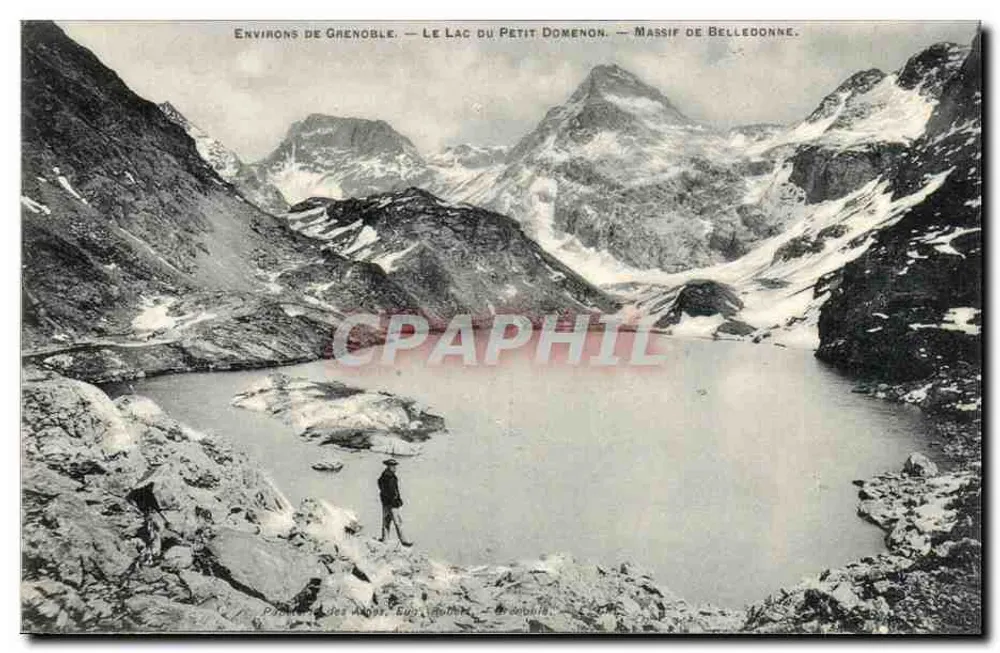 Umgebung von Grenoble — See Petit Domenon — Massiv Belledonne — Verlag: P. L. des Alpes, Évian - Vorderseite