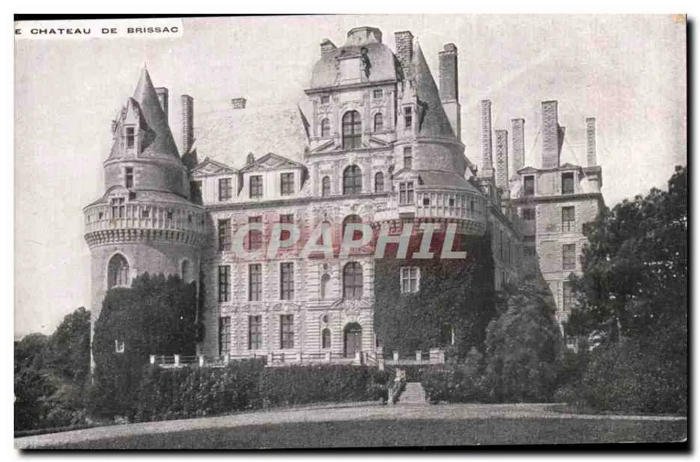 Castelo de Brissac — vista geral — editor não identificado - Frente