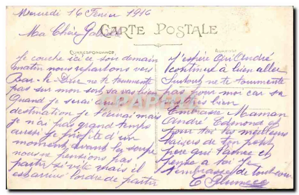 Sézanne (Marne) — Mail des Cordeliers — Der Gedenkstein — Edit. Marton - Rückseite