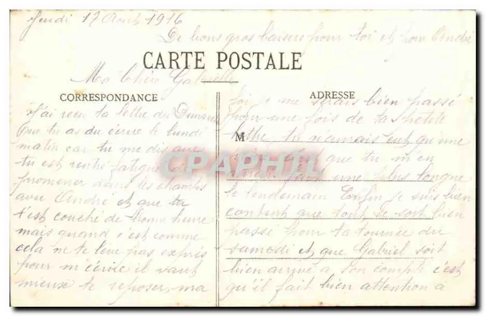 Verdun bombardeado — Rua St-Pierre — Édition H. Dault, Bar-le-Duc - Verso
