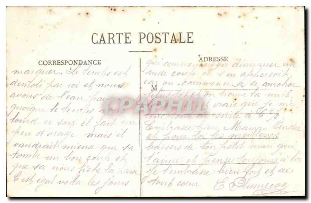 Verdun bombardeado — Edição Yve II. Dalk, Bar-le-Duc - Verso