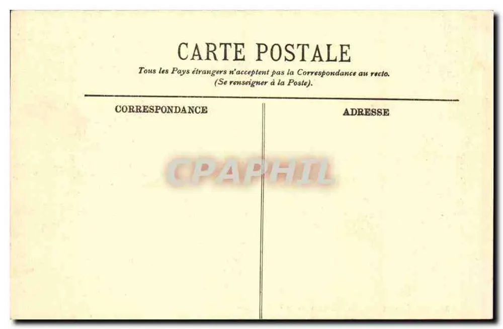 Auxerre — Os Portais da Catedral — Ed. Ch. Monneret - Verso
