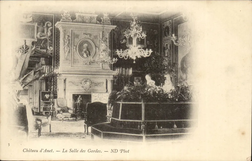 Castelo de Anet — A Sala dos Guardas — ND Phot - Frente