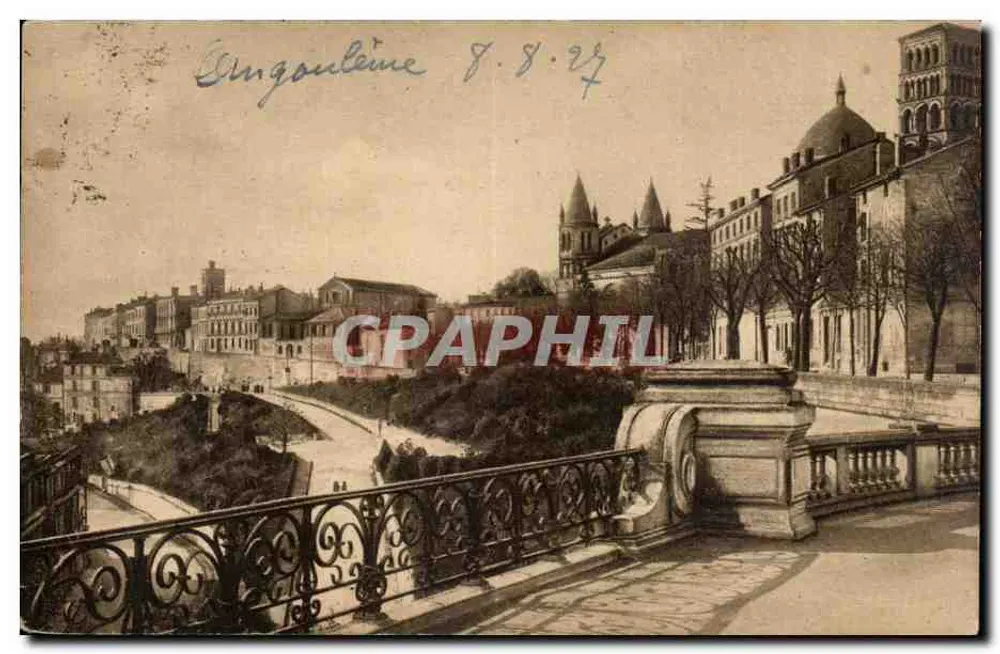 Angoulême — Rempart Desaix und Rotondes de Saint-Pierre — Edition A. Gilbern - Vorderseite