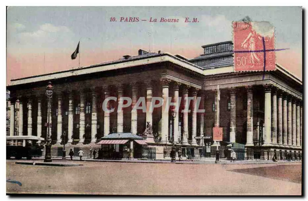 Paris — A Bolsa — E.M. n°10 - Frente