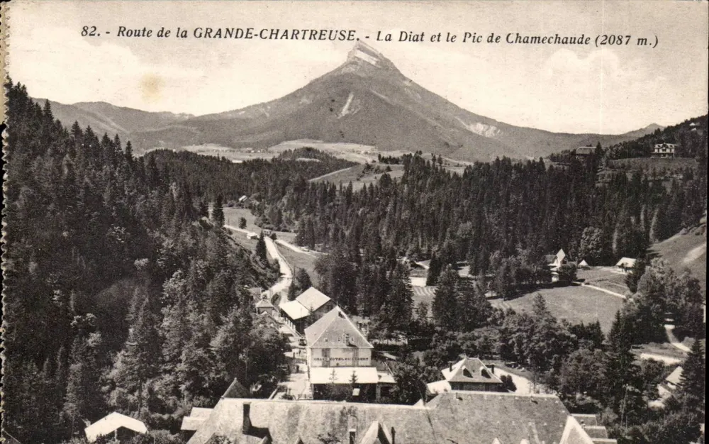 Route de la Grande-Chartreuse — La Diat und der Pic de Chamechaude (2087 m.) — Éditions Martigot Frères - Vorderseite