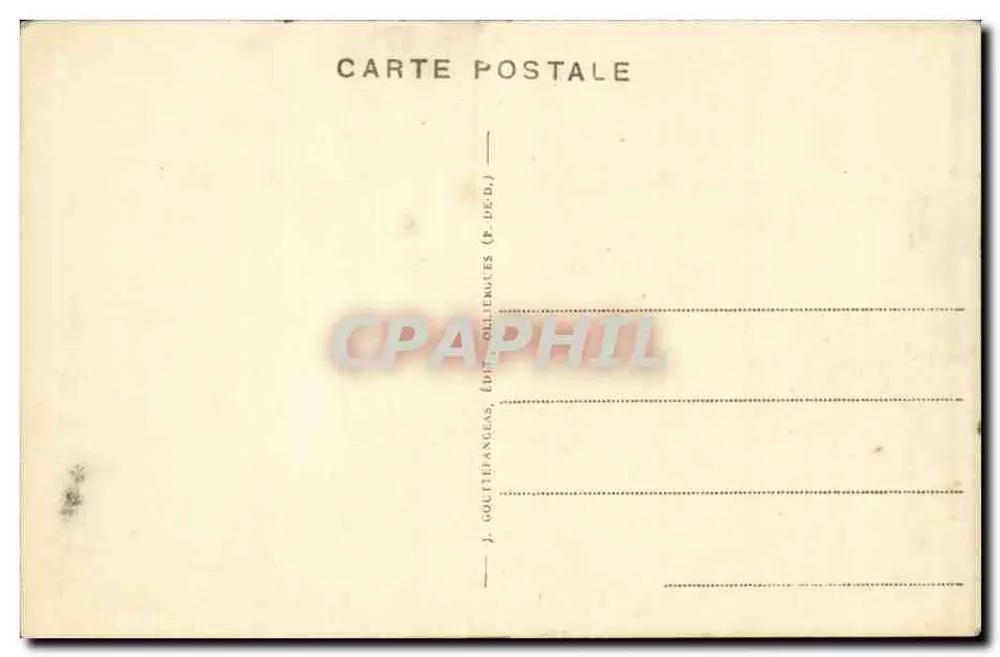 A Dente do Marais ou Salto da Moça — lenda — G. D'O. 1741 - Verso