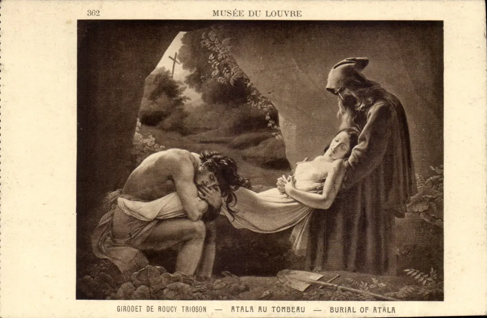 Bestattung von Atala — Louvre-Museum — Girodet de Roucy Trioson — n°362 - Vorderseite
