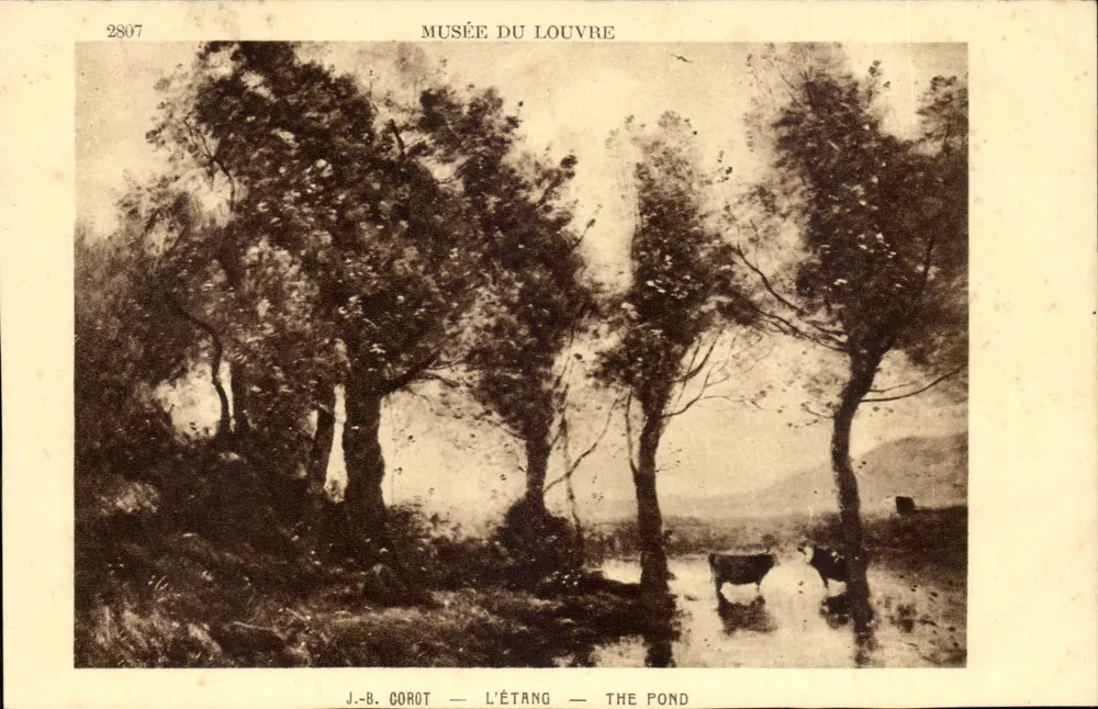 J.-B. Corot — L'Étang — Musée du Louvre - Vorderseite