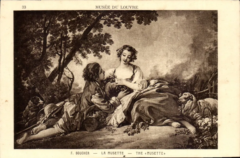 Musée du Louvre — F. Boucher — La Musette — n°33 - Vorderseite