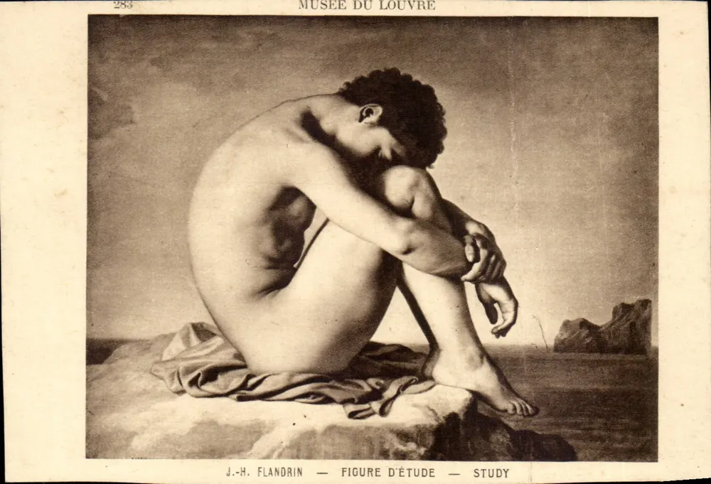 Studie — J.-H. Flandrin — Musée du Louvre - Vorderseite