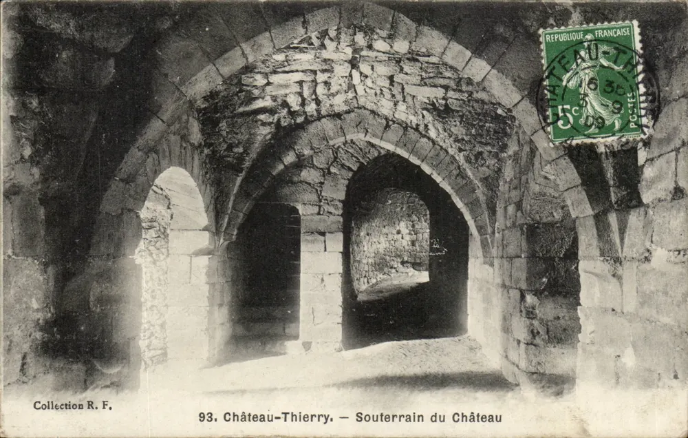 Château-Thierry — Subterrâneo do Castelo — Coleção R. F. - Frente