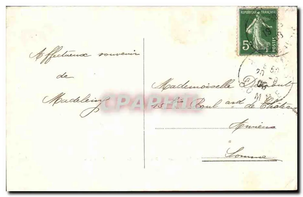 Chamonix — Traversée de la Mer de Glace — Julien frères, Phot. Editeurs, Genève, n° 544 c - Verso