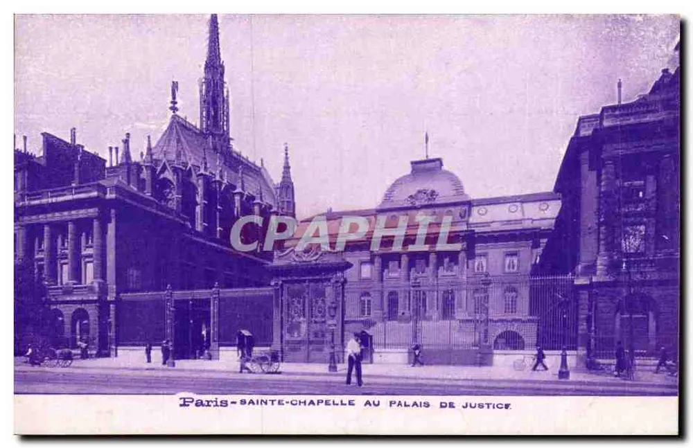 Paris - Sainte-Chapelle am Palais de Justice — Verlag nicht sichtbar, Seriennummer nicht sichtbar - Vorderseite