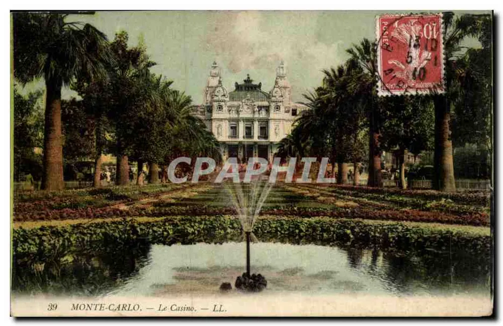 Monte-Carlo — O Casino — LL. n°39 - Frente