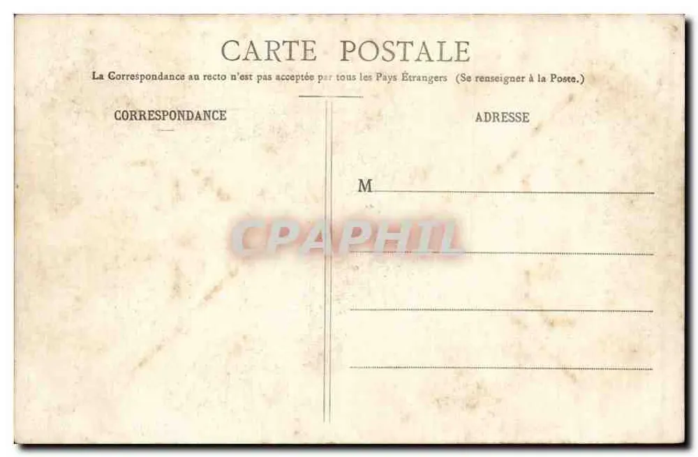 Der Innenhof und der Bergfried des Schlosses Coucy im 13. Jahrhundert — L. Lectère, Edition, La Fère - Rückseite