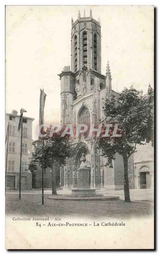 Aix-en-Provence — A Catedral — Coleção Jaussand, n°84 - Frente