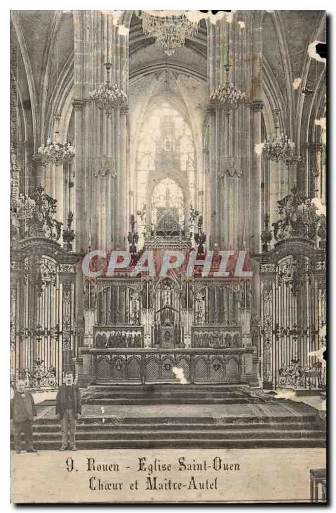 Rouen - Kirche Saint-Ouen - Chor und Hochaltar - Vorderseite