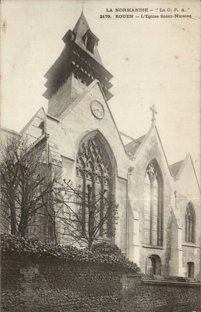 Rouen — A Igreja de São Nicolau — A. Bilhete postal antigo n°2179 - Frente