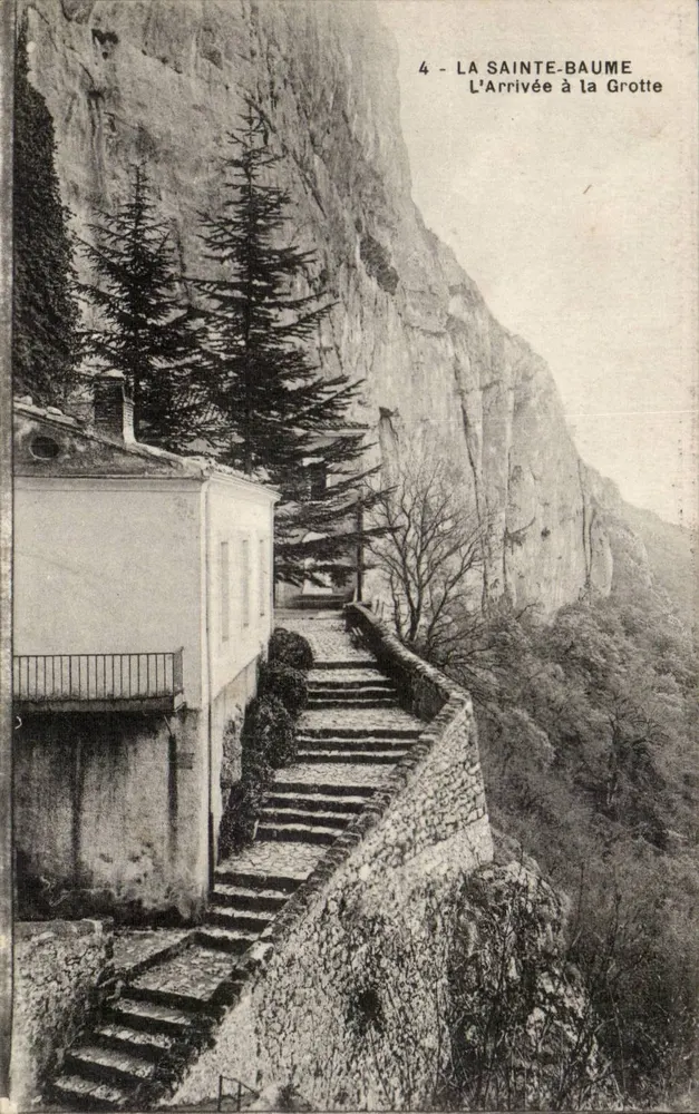 La Sainte-Baume — Chegada à Gruta — editor desconhecido, n°4 - Frente