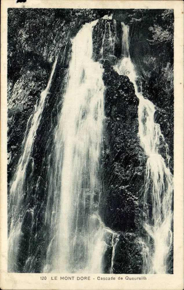 O MONT DORE - Cachoeira de Queureilh — Edição Frachet-Vérelle n°120 - Frente