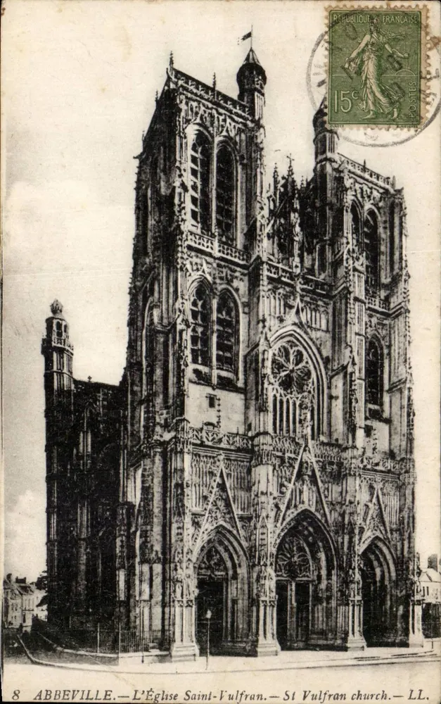 Abbeville — A Igreja de São Vulfrano — LL n°8 - Frente