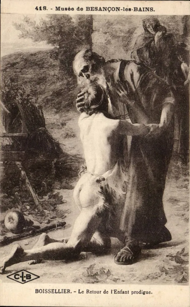 Der Rückkehr des verlorenen Sohnes — Museum von Besançon-les-Bains — Boisselier — n° 418 - Vorderseite