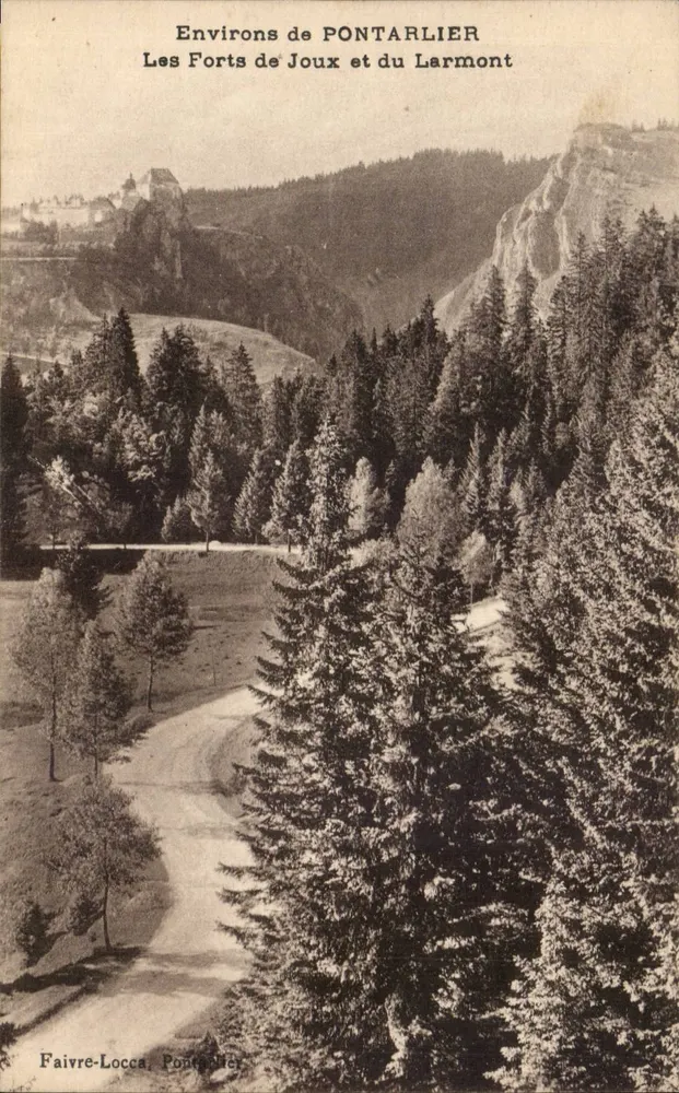 Umgebung von PONTARLIER — Festungen Joux und Larmont — Faivre-Locca, Pontarlier - Vorderseite