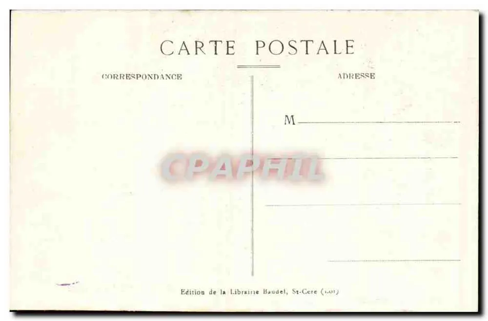Padirac - O Abismo — editor Le Lot Illustré, n° 292 - Verso