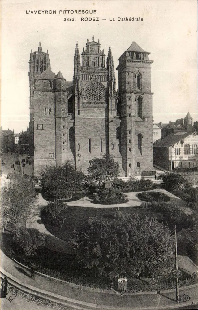 Rodez — A Catedral — O Aveyron pitoresco - Frente