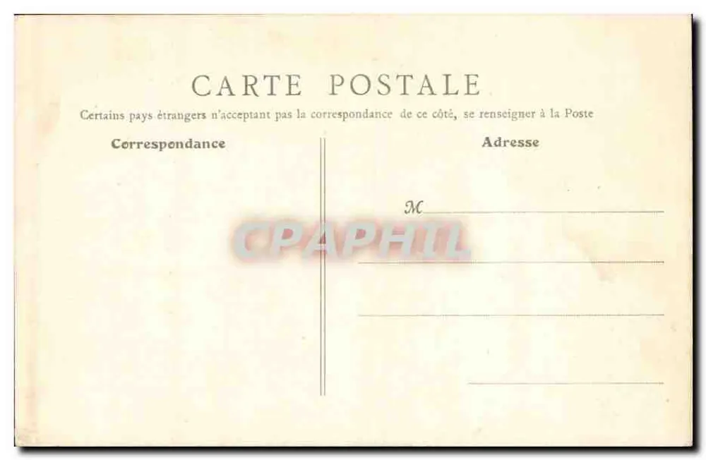 Lyon - Catedral de São João - Entrada — B. F., PARIS, n° 245 - Verso