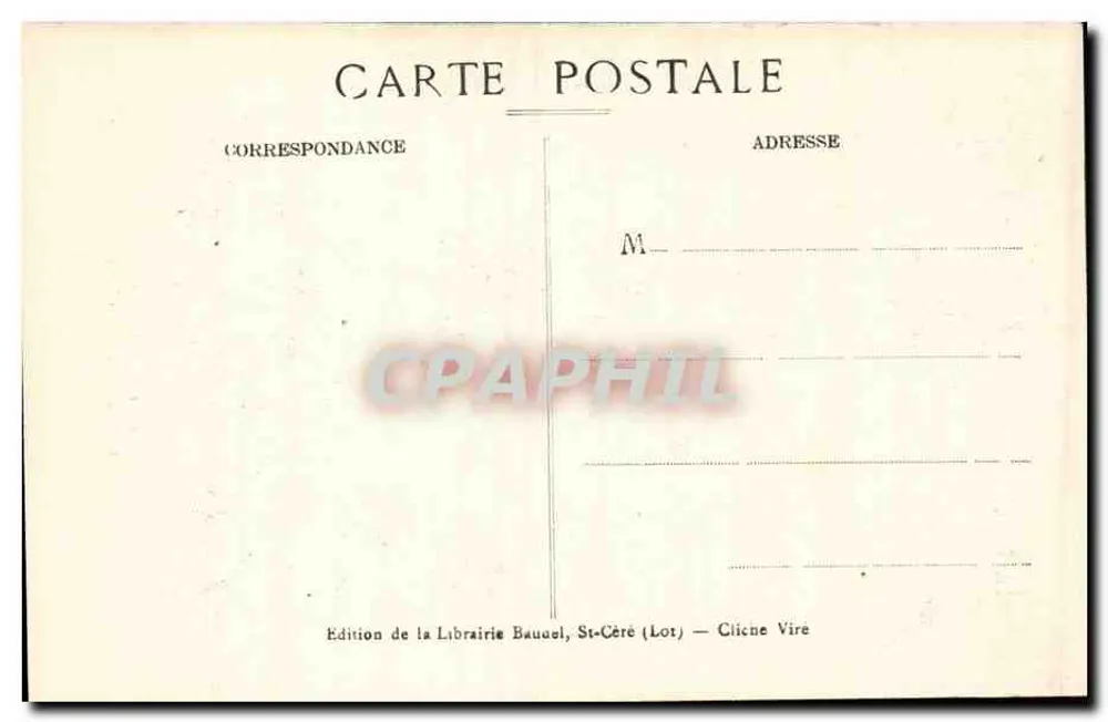 Padirac — Embarcadouro para o Passo do Crocodilo — Le Lot Illustré n°804 - Verso