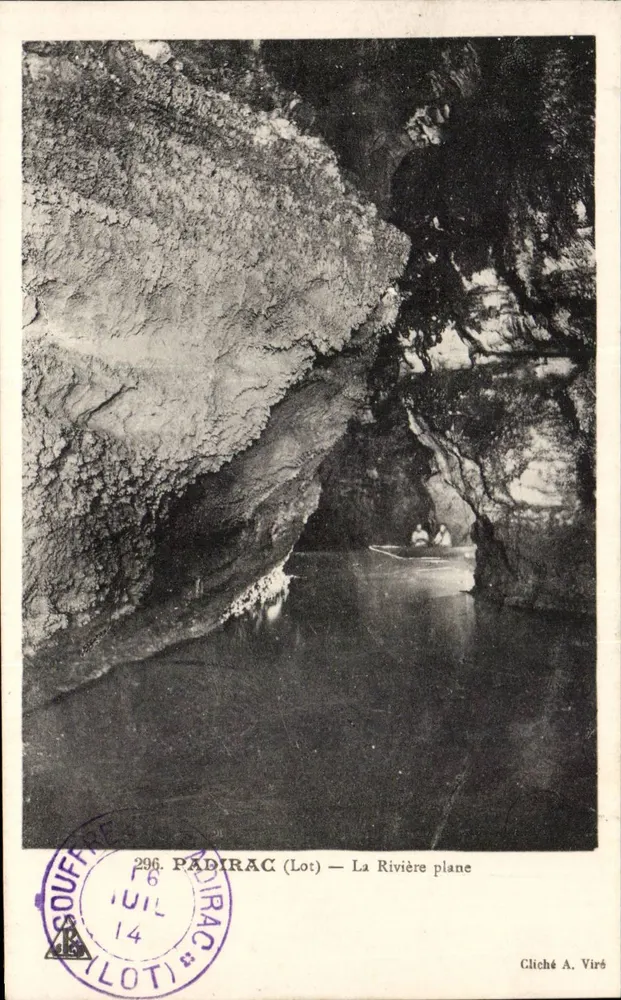 Padirac (Lot) — A Rio Plana — Cliché A. Viré - Frente