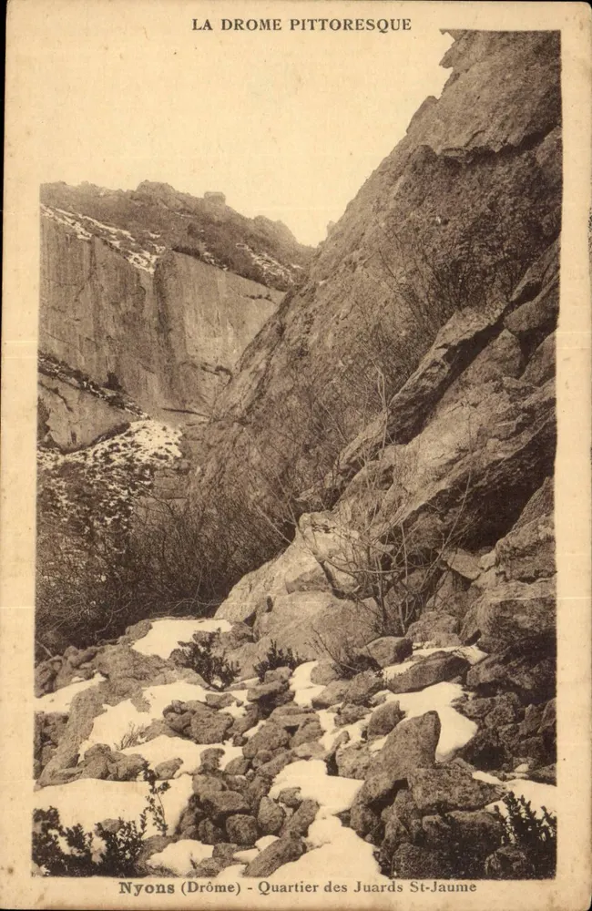 Nyons (Drôme) - Bairro dos Juardards St-Jaume — A Drôme Pittoresque — Editora Vve H. Monner - Frente