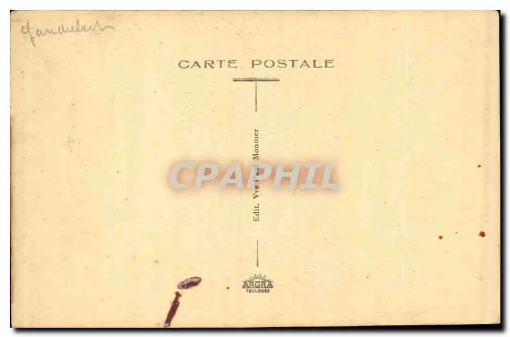 Nyons (Drôme) - Bairro dos Juardards St-Jaume — A Drôme Pittoresque — Editora Vve H. Monner - Verso