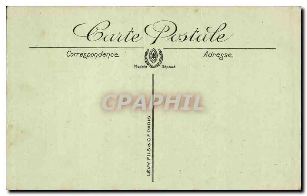 Marseille — Die Aufzüge und Notre-Dame de la Garde — Lévy Fils & Cie, Paris, n°17 - Rückseite